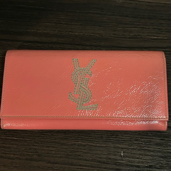 YSL long wallet in patent leather. - Picture 1 of 16